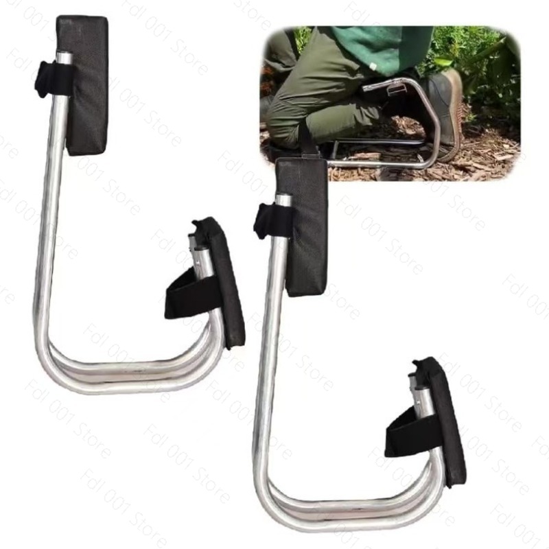 Gardening Tools For Seniors - เก้าอี้นั่งคุกเข่าสำหรับทำสวน รับน้ำหนักได้ 330 ปอนด์ แบบพับได้ พร้อมช่องใส่เครื่องมือ