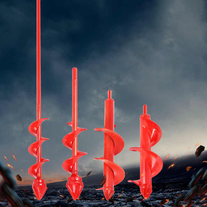 Gardening Hand Tools Yard - เหล็กคาร์บอน Planter Garden Auger Spiral Mata