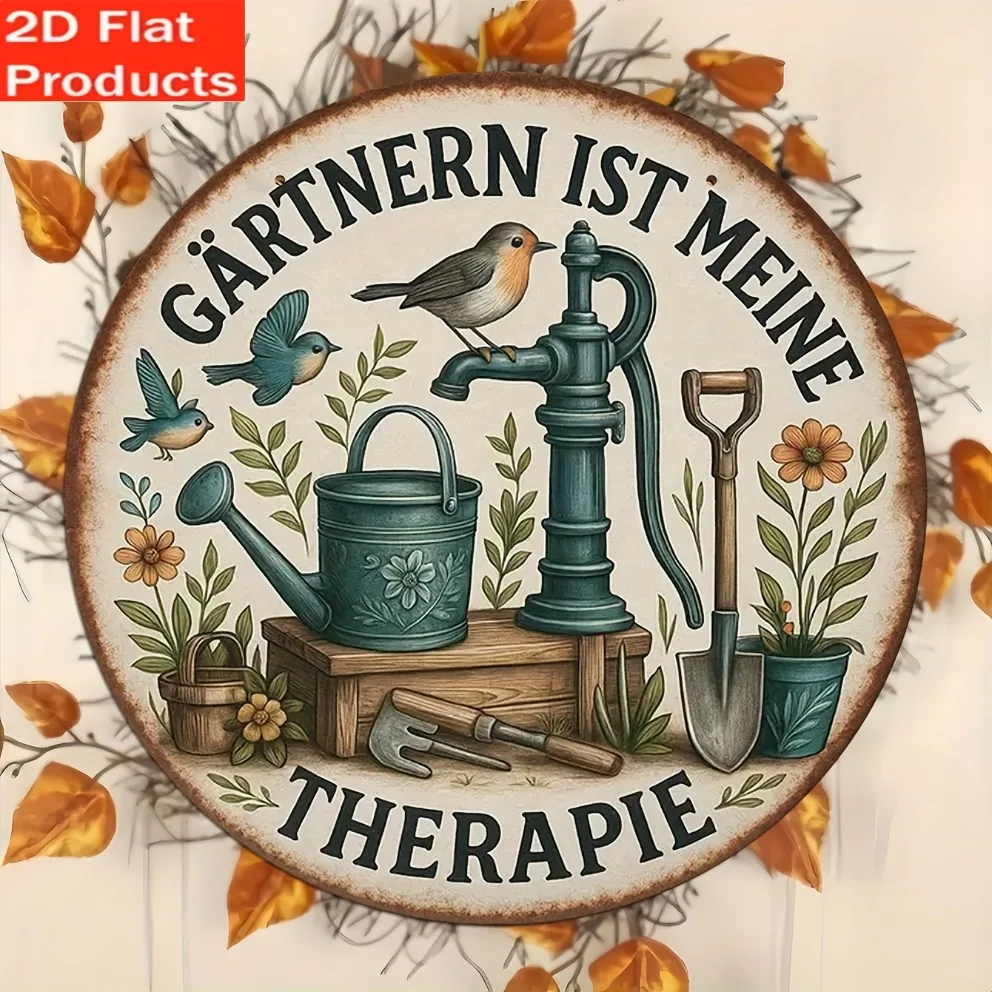 ป้ายสวนวินเทจ 2D แบบแบน 1 ชิ้น - Gardening Tools German บทวิจารณ์และราคา