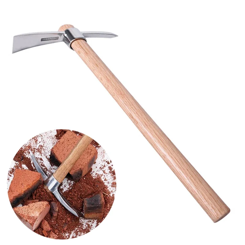 1 ชิ้นสแตนเลสสตีล Pickaxe กลาง - Gardening Tools Sharp บทวิจารณ์และราคา