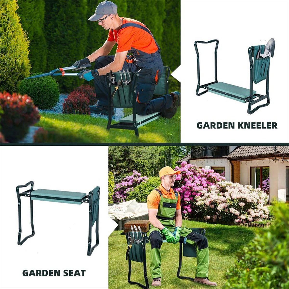 B23BBG เก้าอี้นั่งพับได้ 2 in  - Gardening Tools For Seniors บทวิจารณ์และราคา