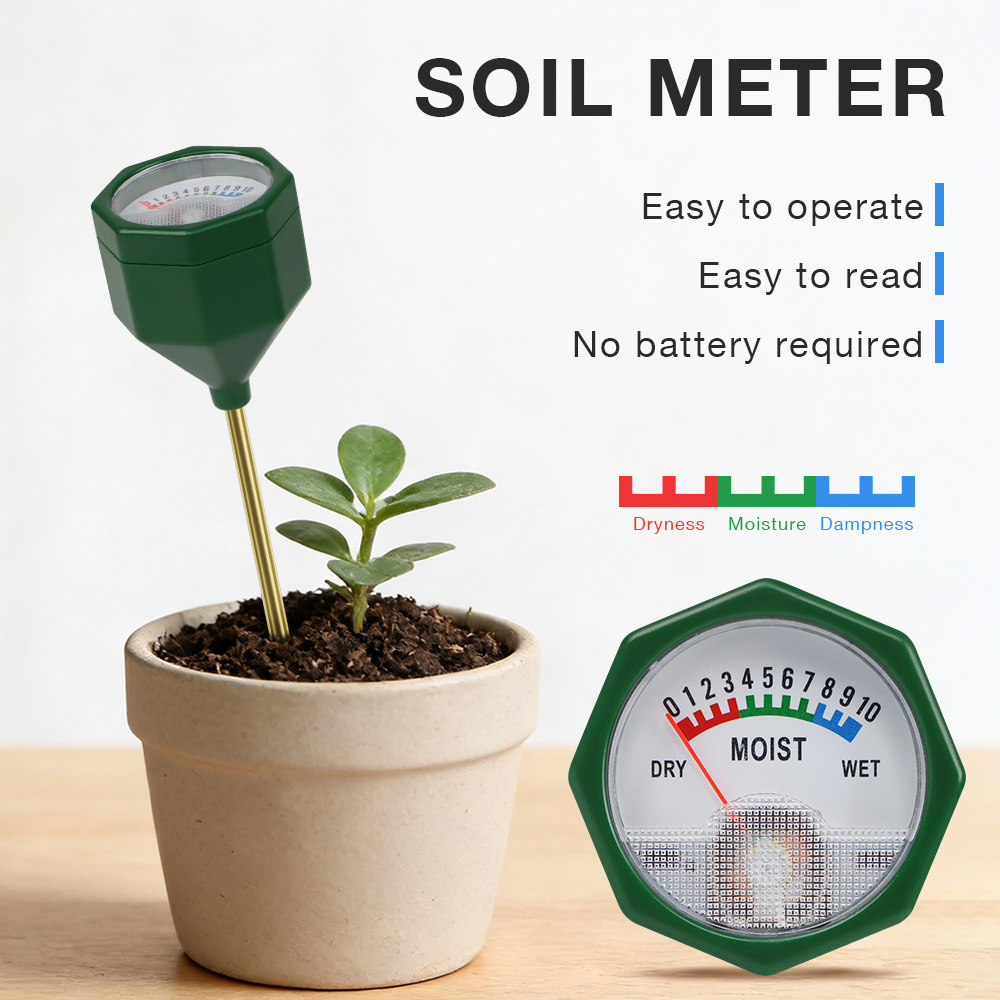 เครื่องวัดความชื้นในดินแบบพกพา - Gardening Tools Required บทวิจารณ์และราคา