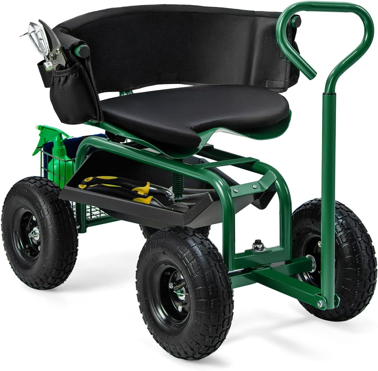 เก้าอี้ทำสวนแบบมีล้อ ปรับหมุนไ - Gardening Tools For Seniors บทวิจารณ์และราคา
