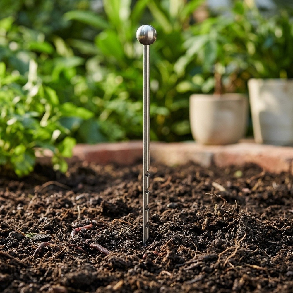 โพรบวัดความชื้นในดินสแตนเลสขนา - Gardening Tools Required บทวิจารณ์และราคา