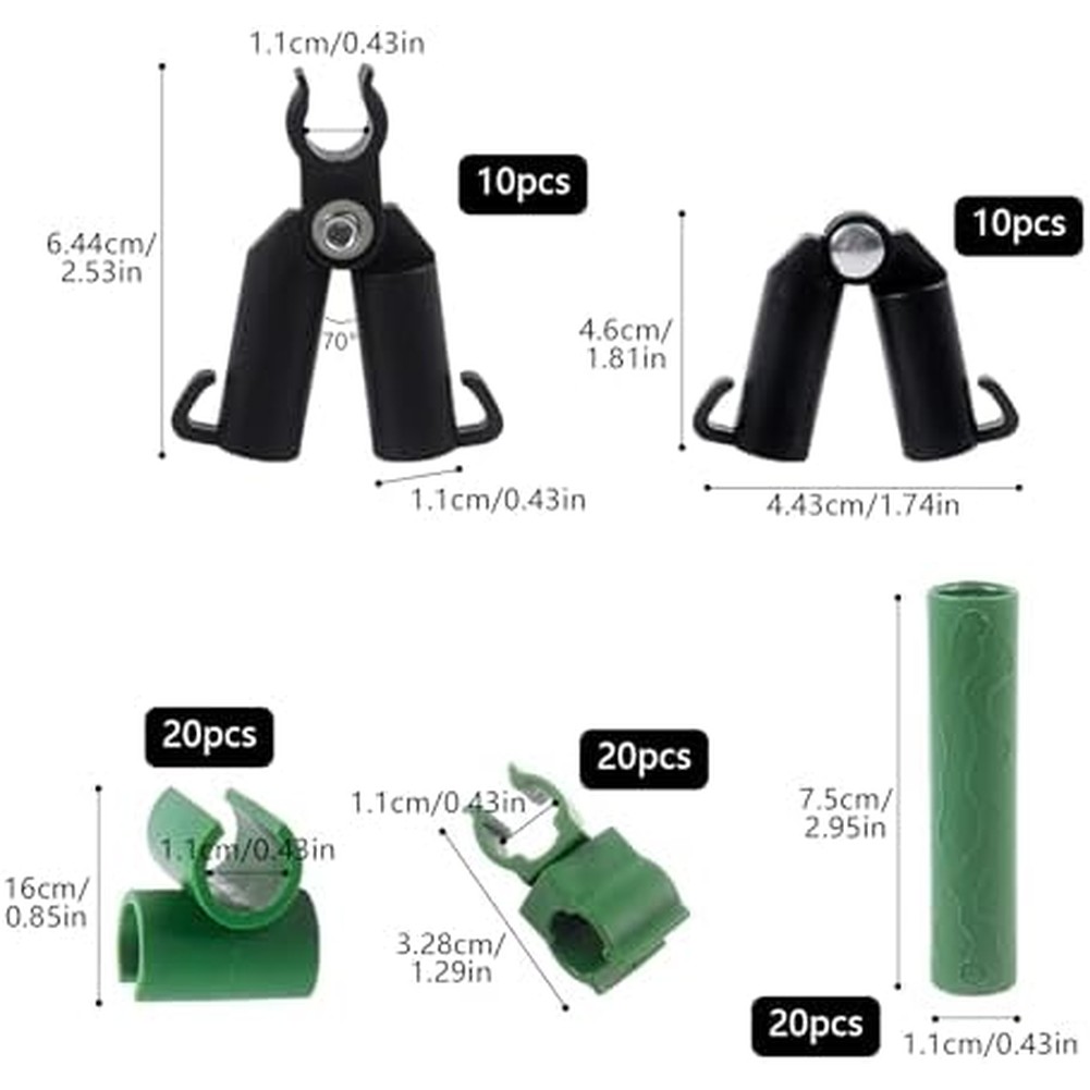 ชุดคลิปหนีบโครงตาข่ายสวน 80 ชิ - Gardening Tools And Accessories บทวิจารณ์และราคา